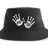 Hello Good Bye Paint Hand Prints Sustainable Bucket Hat