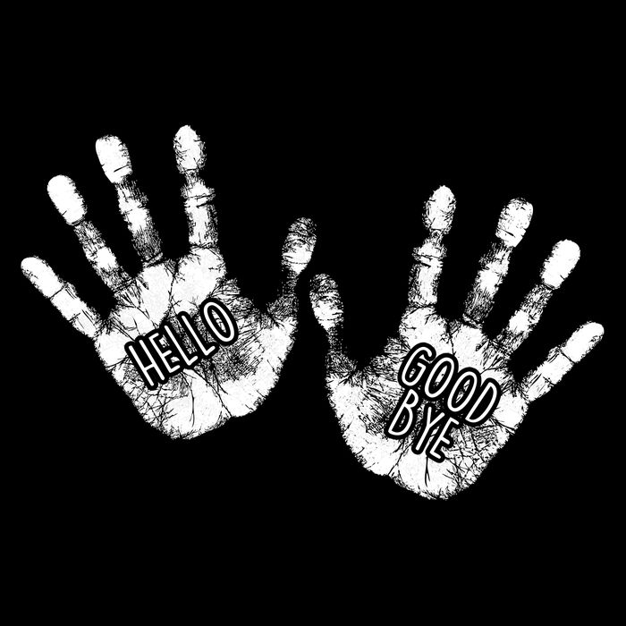 Hello Good Bye Paint Hand Prints Sustainable Bucket Hat