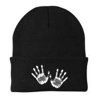 Hello Good Bye Paint Hand Prints Beanie