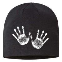 Hello Good Bye Paint Hand Prints Sustainable Beanie