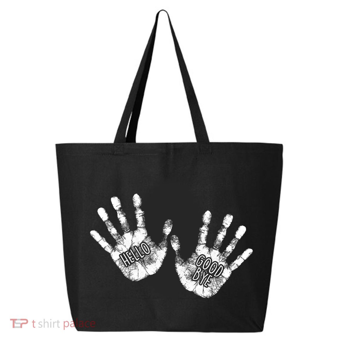 Hello Good Bye Paint Hand Prints 25L Jumbo Tote