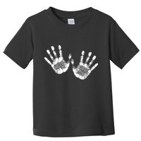 Hello Good Bye Paint Hand Prints Toddler T-Shirt