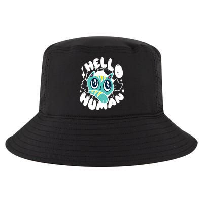 Hello Human Cat Cool Comfort Performance Bucket Hat