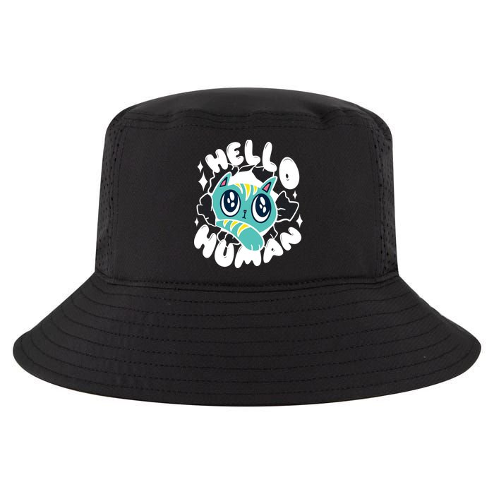 Hello Human Cat Cool Comfort Performance Bucket Hat