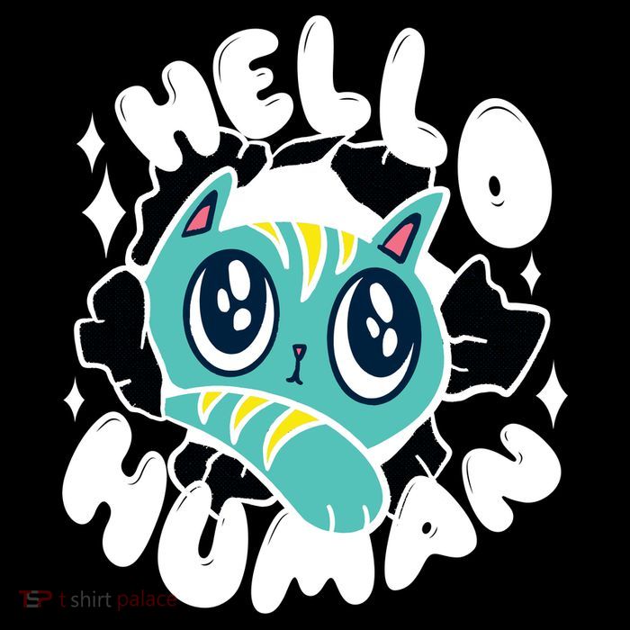 Hello Human Cat T-Shirt