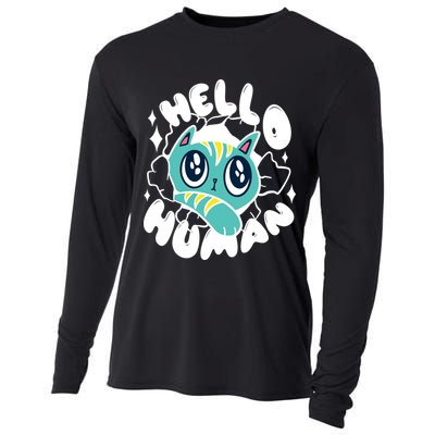 Hello Human Cat Cooling Performance Long Sleeve Crew
