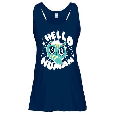 Hello Human Cat Ladies Essential Flowy Tank