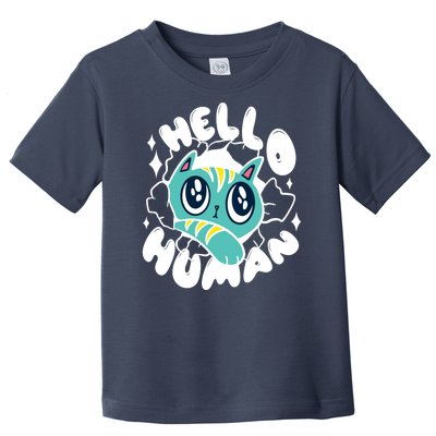 Hello Human Cat Toddler T-Shirt