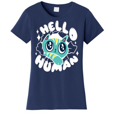 Hello Human Cat Women's T-Shirt