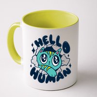 Hello Human Cat Mug