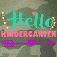 Hello Kindergarten Arrow Legacy Tie Dye Trucker Hat