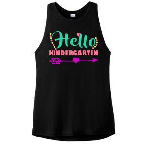 Hello Kindergarten Arrow Ladies PosiCharge Tri-Blend Wicking Tank