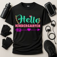 Hello Kindergarten Arrow Cooling Performance Crew T-Shirt