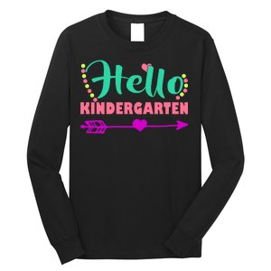 Hello Kindergarten Arrow Long Sleeve Shirt