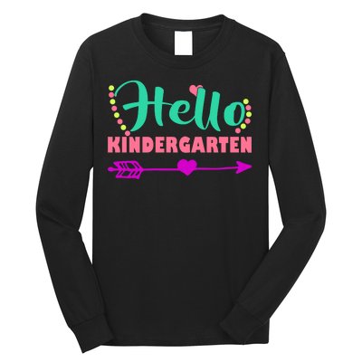 Hello Kindergarten Arrow Long Sleeve Shirt