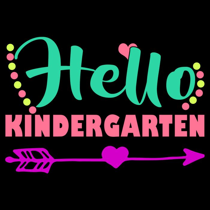 Hello Kindergarten Arrow Button