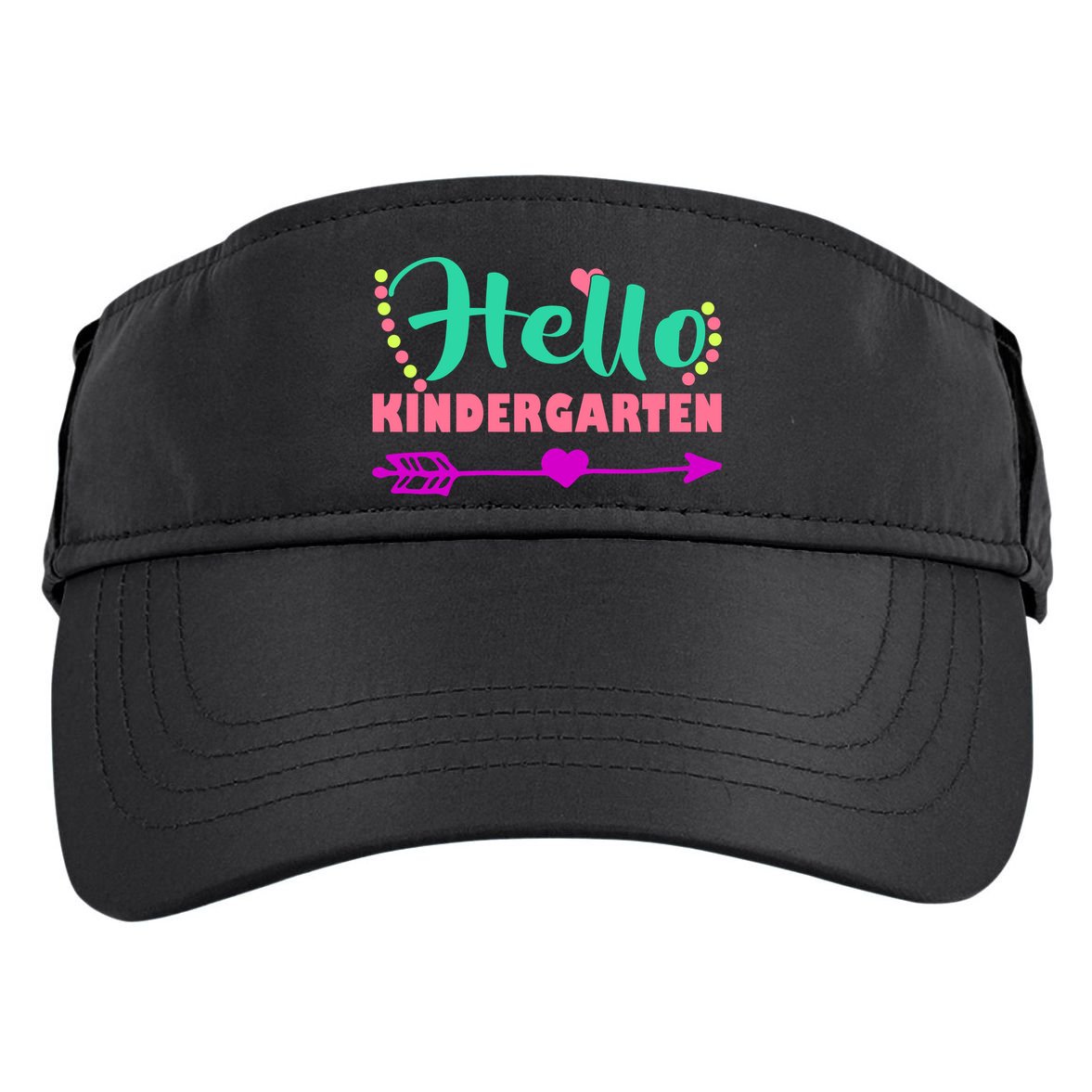 Hello Kindergarten Arrow Adult Drive Performance Visor