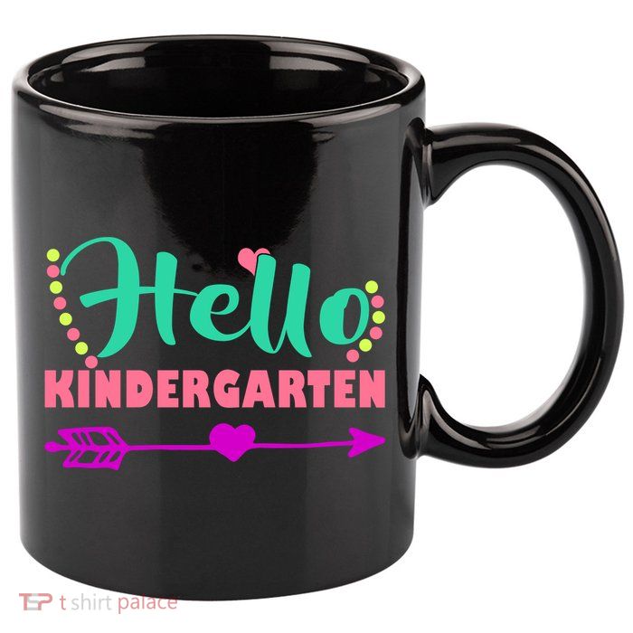 Hello Kindergarten Arrow 11oz C Handle Ceramic Mug