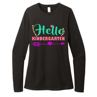 Hello Kindergarten Arrow Womens CVC Long Sleeve Shirt