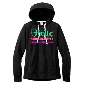 Hello Kindergarten Arrow Women's Fleece Hoodie