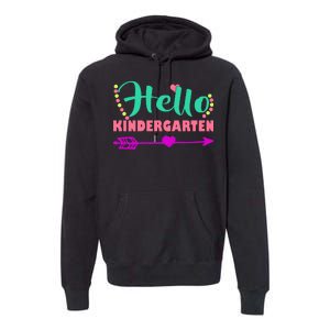 Hello Kindergarten Arrow Premium Hoodie