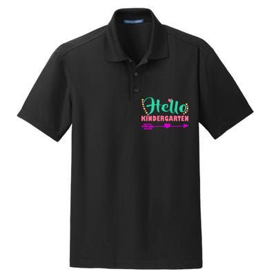 Hello Kindergarten Arrow Dry Zone Grid Polo