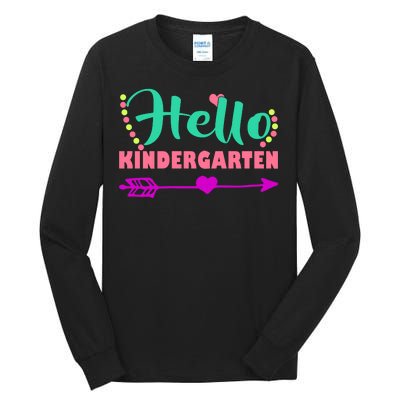 Hello Kindergarten Arrow Tall Long Sleeve T-Shirt