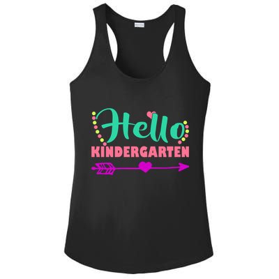 Hello Kindergarten Arrow Ladies PosiCharge Competitor Racerback Tank