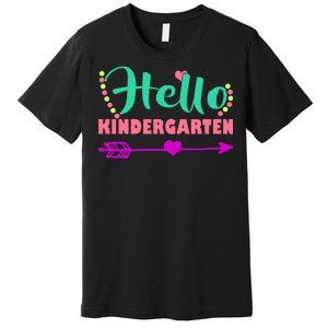 Hello Kindergarten Arrow Premium T-Shirt