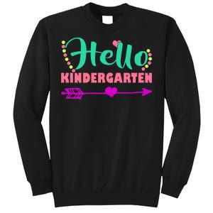 Hello Kindergarten Arrow Tall Sweatshirt