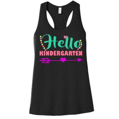 Hello Kindergarten Arrow Women's Racerback Tank