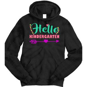 Hello Kindergarten Arrow Tie Dye Hoodie