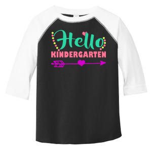 Hello Kindergarten Arrow Toddler Fine Jersey T-Shirt