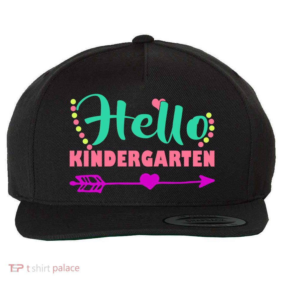 Hello Kindergarten Arrow Wool Snapback Cap