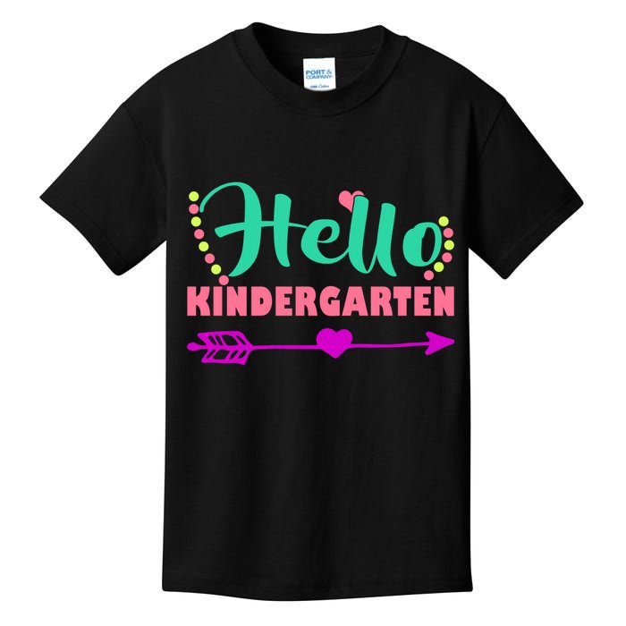 Hello Kindergarten Arrow Kids T-Shirt