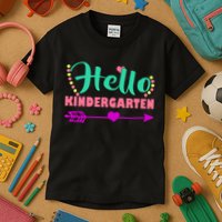 Hello Kindergarten Arrow Kids T-Shirt