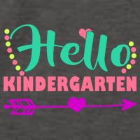 Hello Kindergarten Arrow Vector Backpack