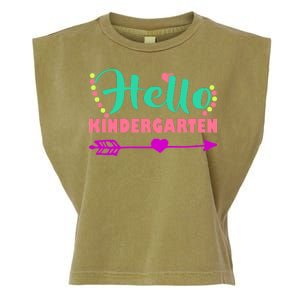 Hello Kindergarten Arrow Garment-Dyed Women's Muscle Tee