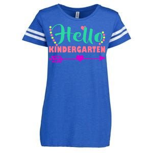 Hello Kindergarten Arrow Enza Ladies Jersey Football T-Shirt