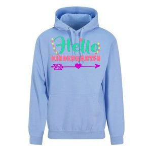 Hello Kindergarten Arrow Unisex Surf Hoodie