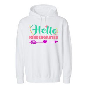 Hello Kindergarten Arrow Garment-Dyed Fleece Hoodie