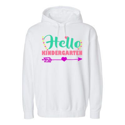 Hello Kindergarten Arrow Garment-Dyed Fleece Hoodie