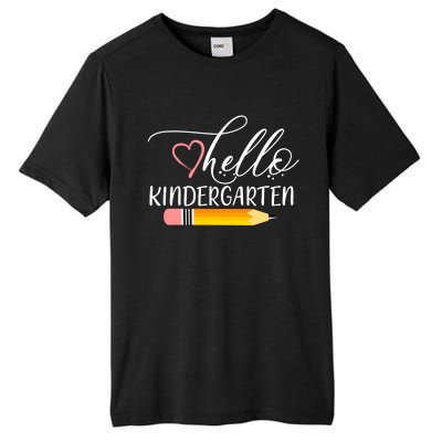 Hello Kindergarten Cute Pencil Tall Fusion ChromaSoft Performance T-Shirt