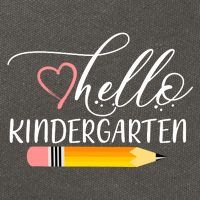 Hello Kindergarten Cute Pencil Cotton Canvas Backpack
