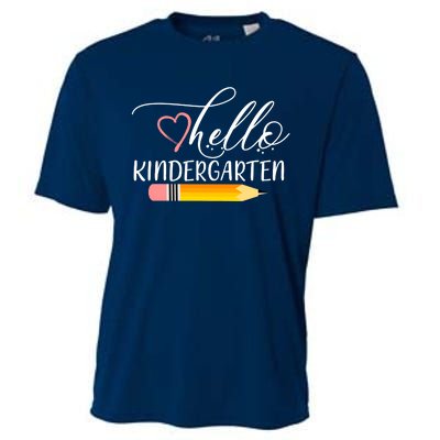 Hello Kindergarten Cute Pencil Cooling Performance Crew T-Shirt