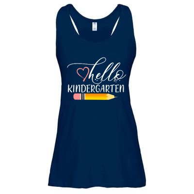 Hello Kindergarten Cute Pencil Ladies Essential Flowy Tank