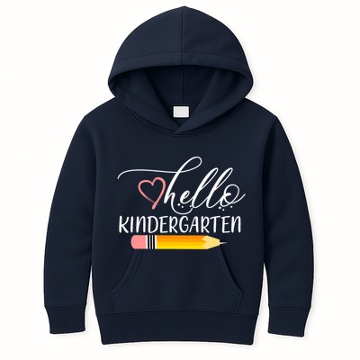 Hello Kindergarten Cute Pencil Kids Hoodie