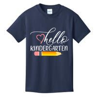 Hello Kindergarten Cute Pencil Kids T-Shirt