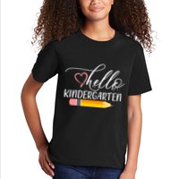 Hello Kindergarten Cute Pencil Kids T-Shirt