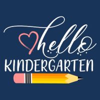 Hello Kindergarten Cute Pencil Kids T-Shirt